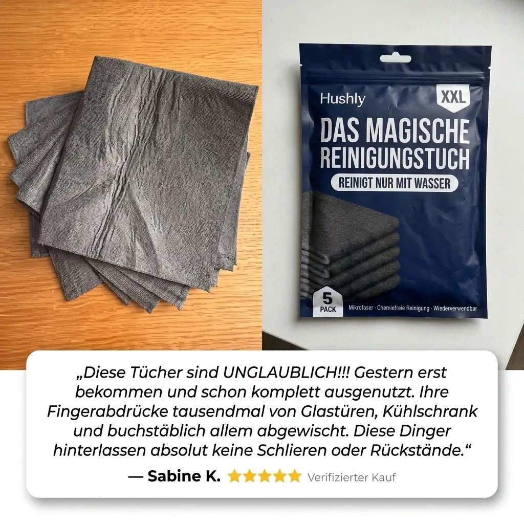 Das Magische Reinigungstuch (5er Pack)