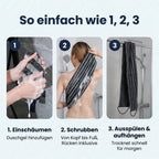 Hushly Peeling Duschtuch