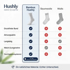Hushly Bambus Komfortsocken