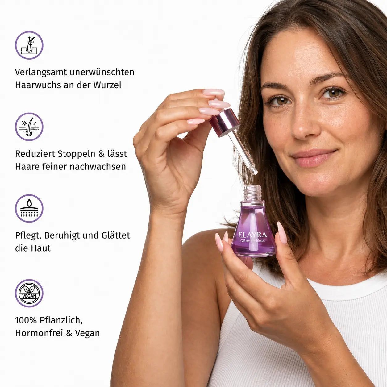 Pflanzliches Anti-Haarwuchs Serum